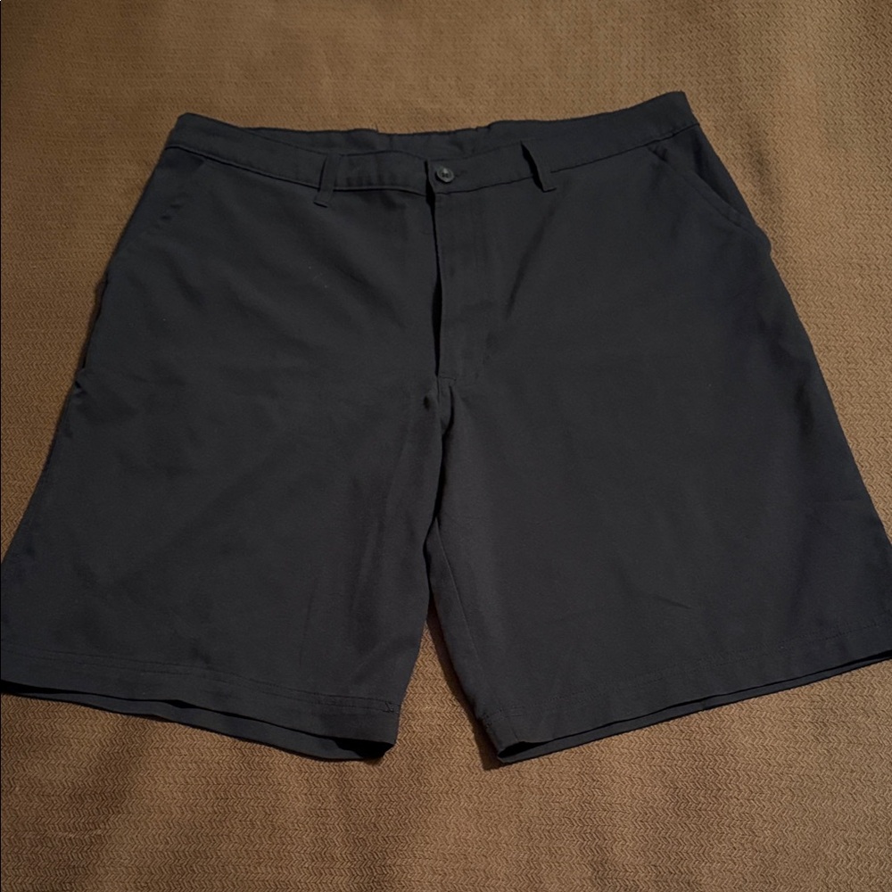 Champion Men's Black Flat Front Golf Shorts